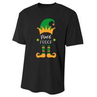 Saint Patrick's Day Pinch Proof Paddy's Day March 17 Design Love Performance Sprint T-Shirt