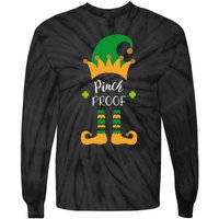 Saint Patrick's Day Pinch Proof Paddy's Day March 17 Design Love Tie-Dye Long Sleeve Shirt