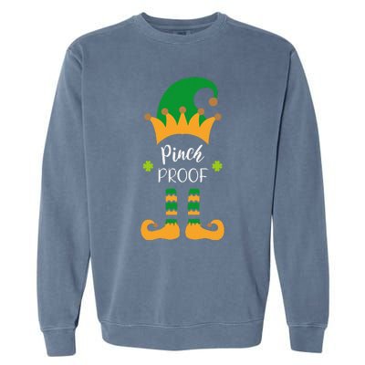 Saint Patrick's Day Pinch Proof Paddy's Day March 17 Design Love Garment-Dyed Sweatshirt