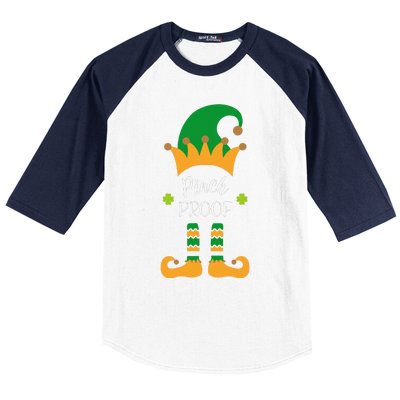 Saint Patrick's Day Pinch Proof Paddy's Day March 17 Design Love Baseball Sleeve Shirt