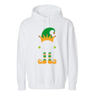 Saint Patrick's Day Pinch Proof Paddy's Day March 17 Design Love Garment-Dyed Fleece Hoodie