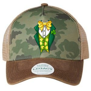 St Patrick's Day Tuxedo Legacy Tie Dye Trucker Hat