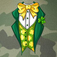 St Patrick's Day Tuxedo Legacy Tie Dye Trucker Hat