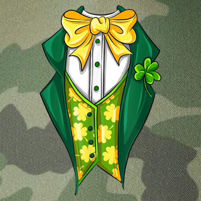 St Patrick's Day Tuxedo Legacy Tie Dye Trucker Hat
