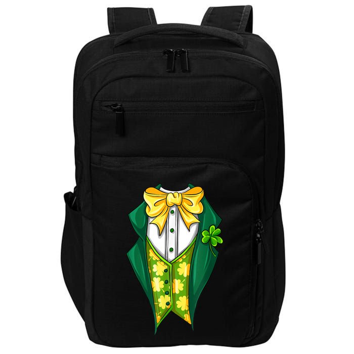 St Patrick's Day Tuxedo Impact Tech Backpack