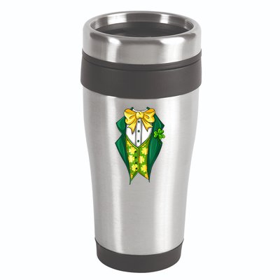 St Patrick's Day Tuxedo 16oz Travel Tumbler