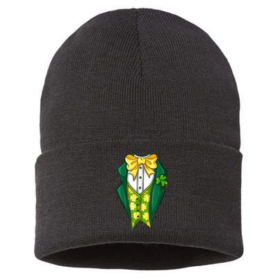 St Patrick's Day Tuxedo Sustainable Knit Beanie
