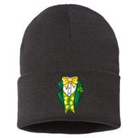 St Patrick's Day Tuxedo Sustainable Knit Beanie