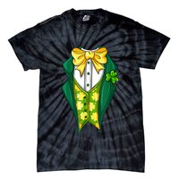 St Patrick's Day Tuxedo Tie-Dye T-Shirt