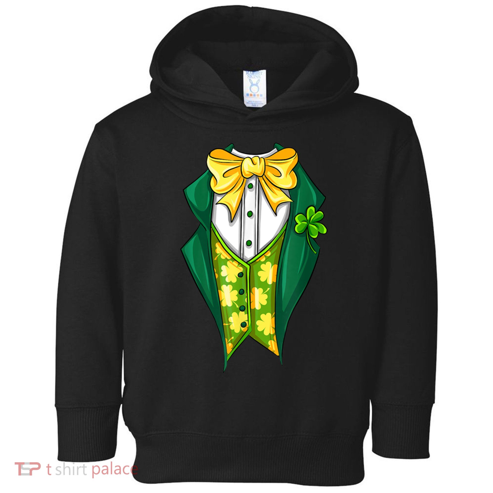 St Patrick's Day Tuxedo Toddler Hoodie