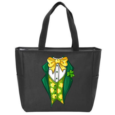 St Patrick's Day Tuxedo Zip Tote Bag