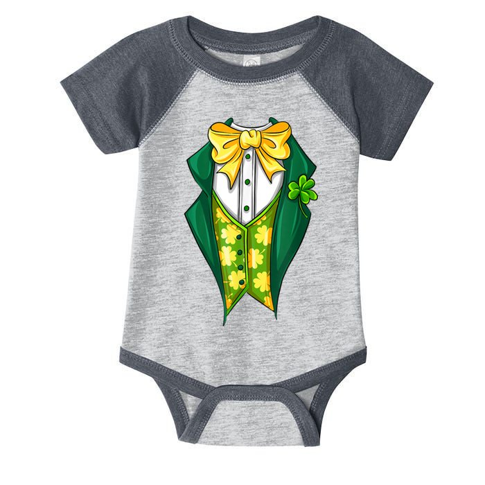 St Patrick's Day Tuxedo Infant Baby Jersey Bodysuit