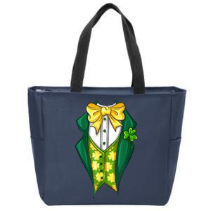 St Patrick's Day Tuxedo Zip Tote Bag