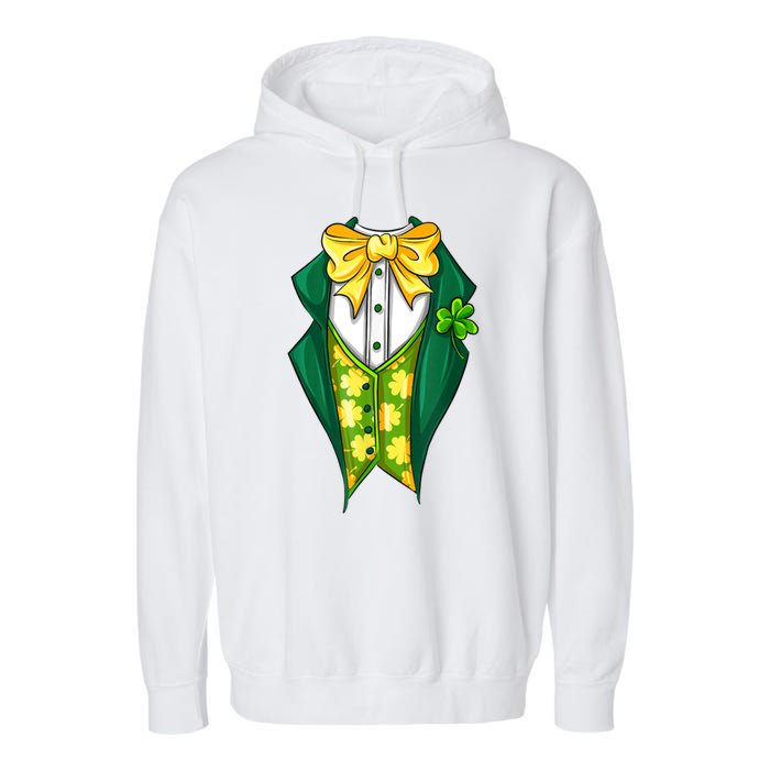 St Patrick's Day Tuxedo Garment-Dyed Fleece Hoodie