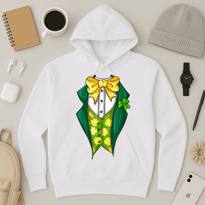St Patrick's Day Tuxedo Hoodie