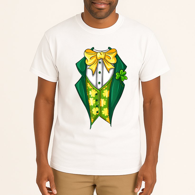 St Patrick's Day Tuxedo Tall T-Shirt