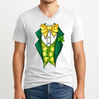 St Patrick's Day Tuxedo V-Neck T-Shirt