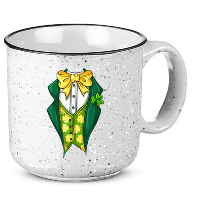 St Patrick's Day Tuxedo 15oz Campfire Ceramic Mug