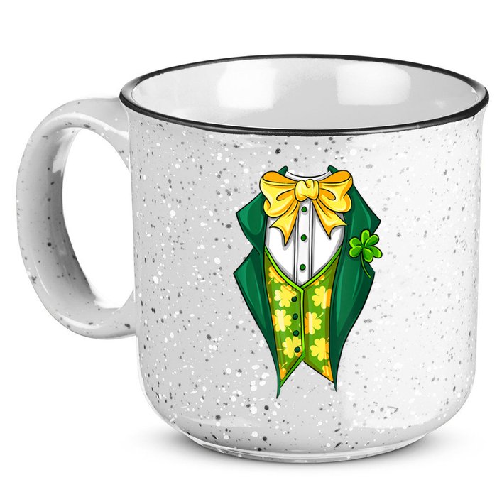 St Patrick's Day Tuxedo 15oz Campfire Ceramic Mug