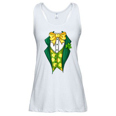 St Patrick's Day Tuxedo Ladies Essential Flowy Tank