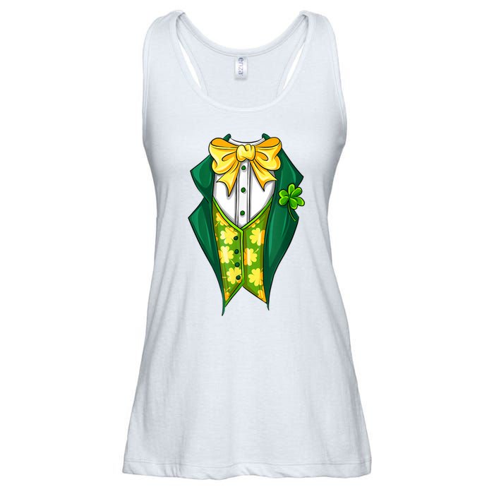 St Patrick's Day Tuxedo Ladies Essential Flowy Tank