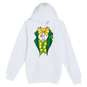 St Patrick's Day Tuxedo Premium Pullover Hoodie