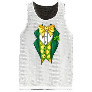 St Patrick's Day Tuxedo Mesh Reversible Basketball Jersey Tank