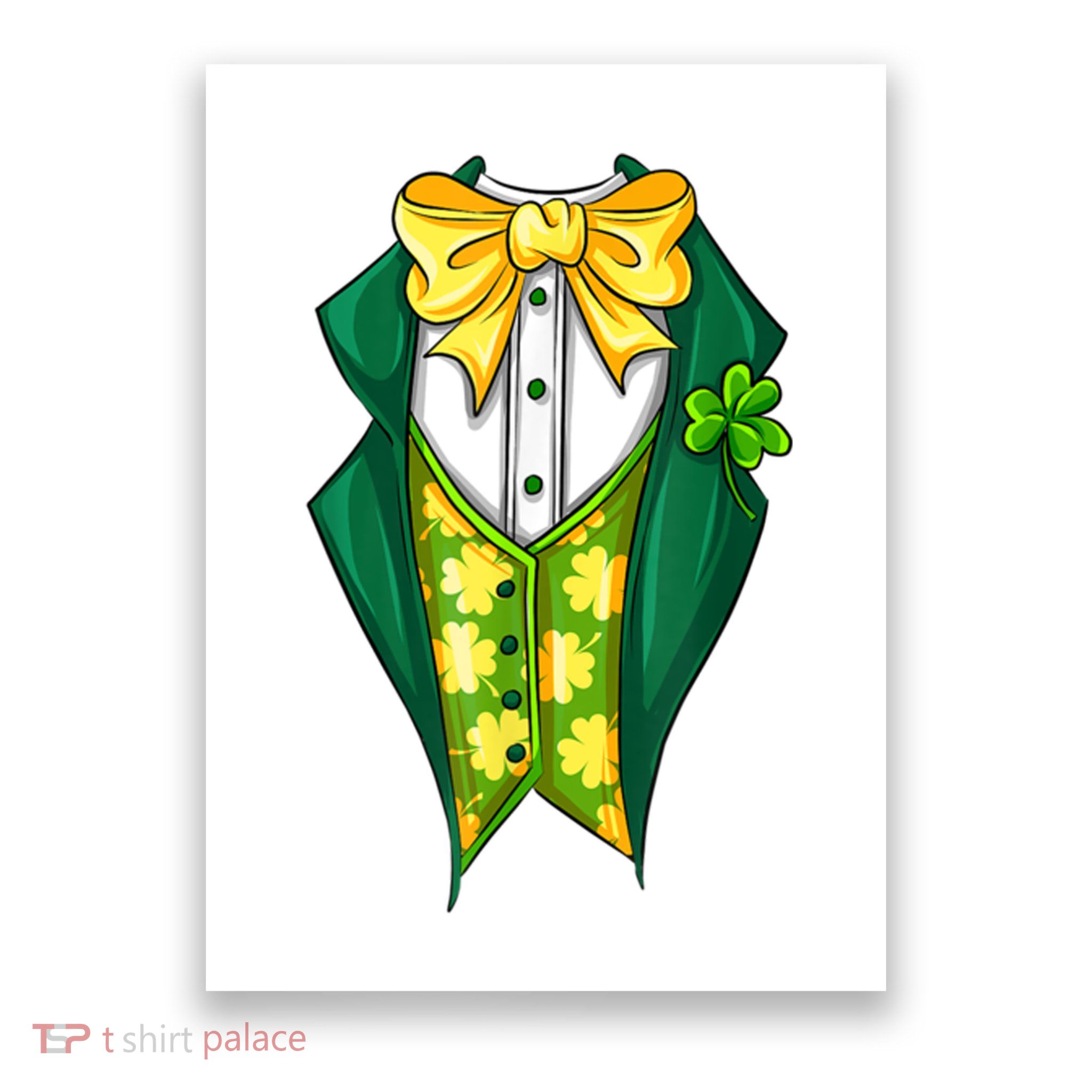 St Patrick's Day Tuxedo Poster