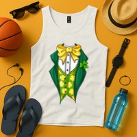 St Patrick's Day Tuxedo Tank Top