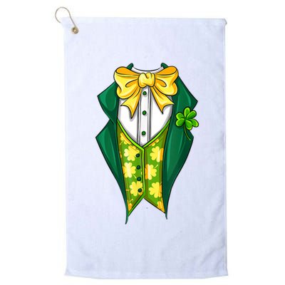 St Patrick's Day Tuxedo Golf Towel