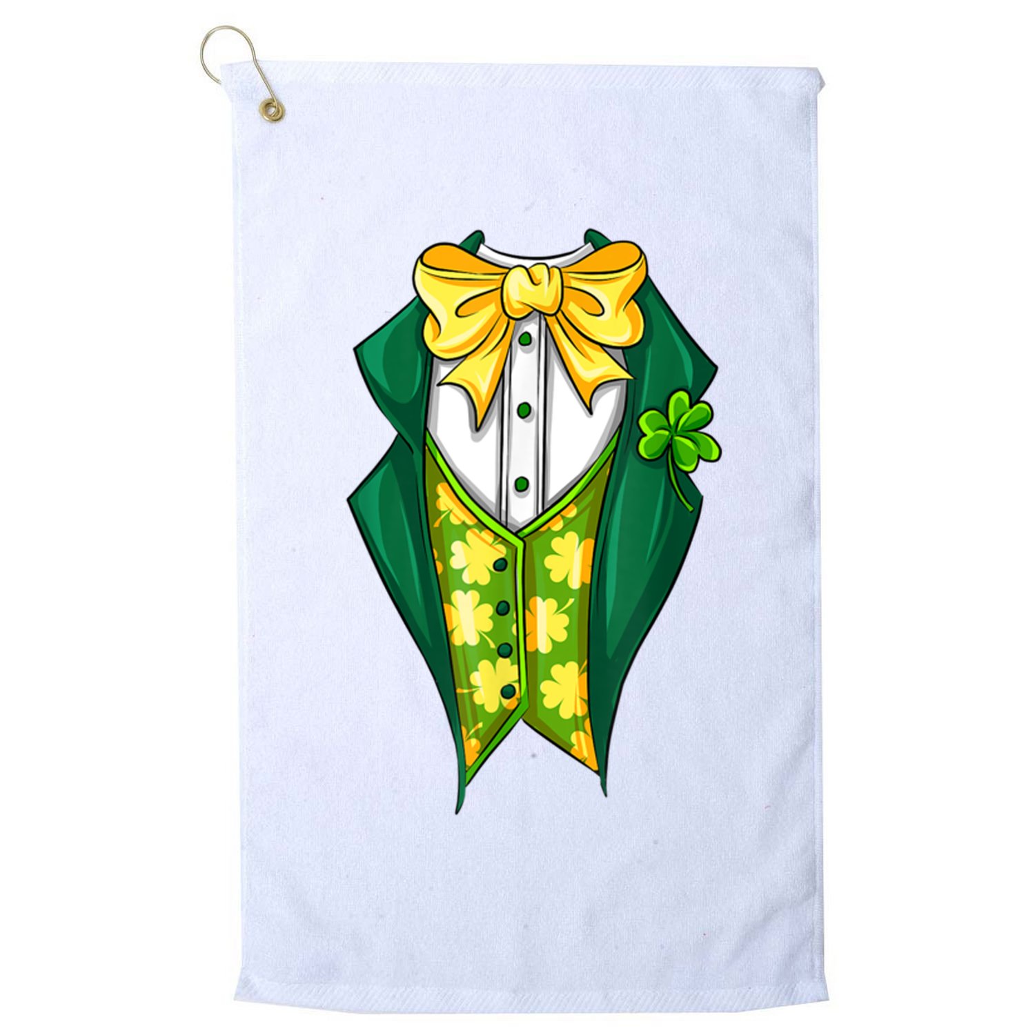 St Patrick's Day Tuxedo Golf Towel