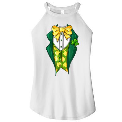 St Patrick's Day Tuxedo Women's Perfect Tri Rocker Tank