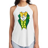 St Patrick's Day Tuxedo Women's Perfect Tri Rocker Tank