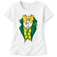 St Patrick's Day Tuxedo Womens T-Shirt