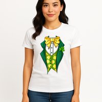 St Patrick's Day Tuxedo Womens T-Shirt