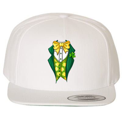 St Patrick's Day Tuxedo Wool Snapback Cap