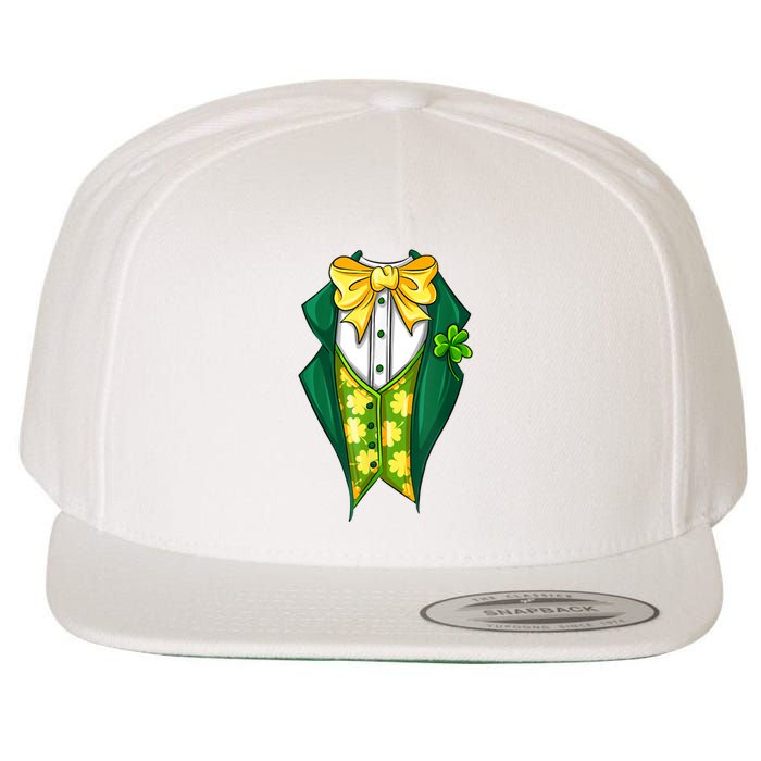 St Patrick's Day Tuxedo Wool Snapback Cap
