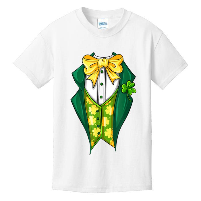 St Patrick's Day Tuxedo Kids T-Shirt