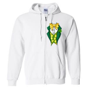 St Patrick's Day Tuxedo Full Zip Hoodie