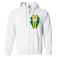 St Patrick's Day Tuxedo Full Zip Hoodie