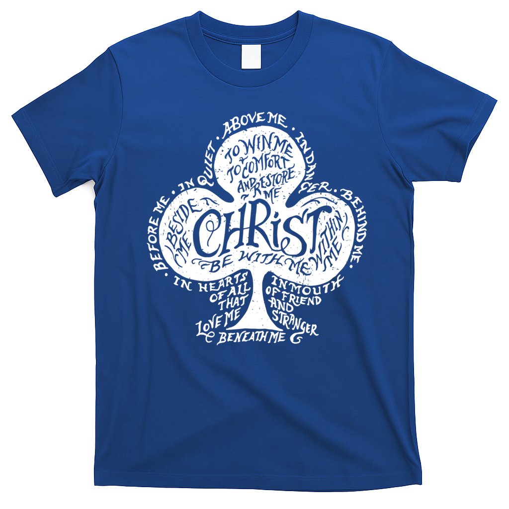 Saint Patrick's Day Breastplate Prayer Catholic Green Gift T-Shirt