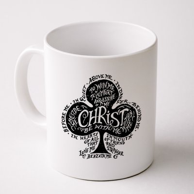 Saint Patrick's Day Breastplate Prayer Catholic Green Gift Coffee Mug