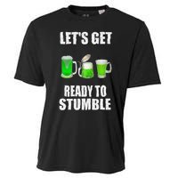 Saint Patrick's Day Lets Get Ready To Stumble Cooling Performance Crew T-Shirt