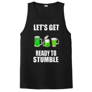 Saint Patrick's Day Lets Get Ready To Stumble PosiCharge Competitor Tank