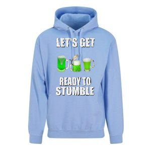 Saint Patrick's Day Lets Get Ready To Stumble Unisex Surf Hoodie