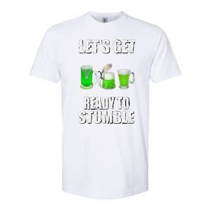 Saint Patrick's Day Lets Get Ready To Stumble Softstyle CVC T-Shirt