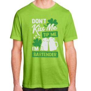 St Patrick's Day Bartender Gift Adult ChromaSoft Performance T-Shirt