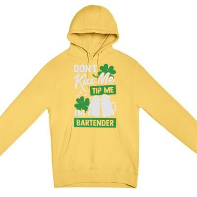 St Patrick's Day Bartender Gift Premium Pullover Hoodie