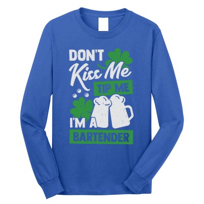 St Patrick's Day Bartender Gift Long Sleeve Shirt