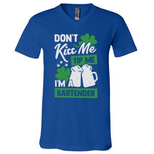 St Patrick's Day Bartender Gift V-Neck T-Shirt